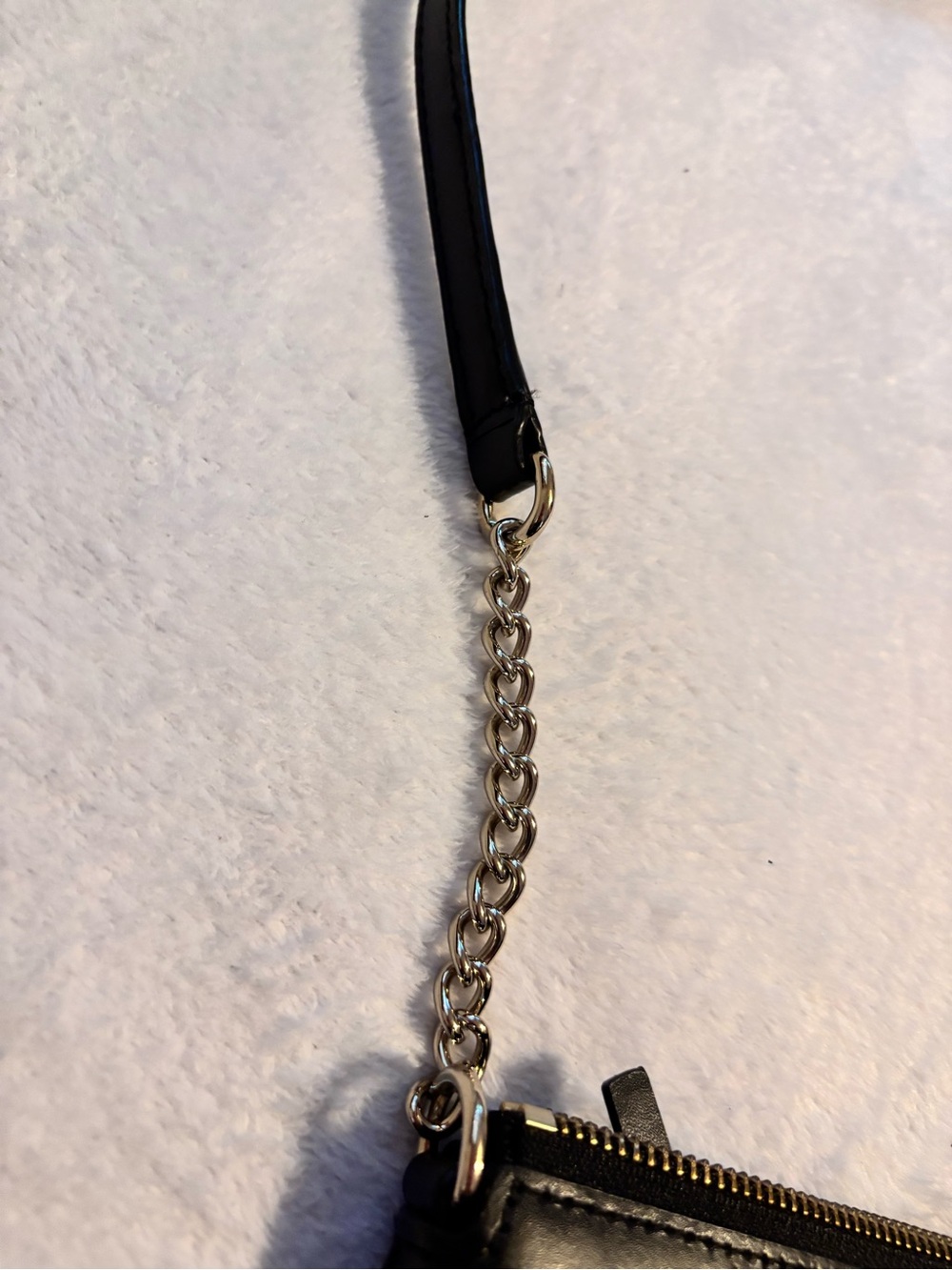 kate spade black leather crossbody with bow and gold hardware - Picture 5 of 13